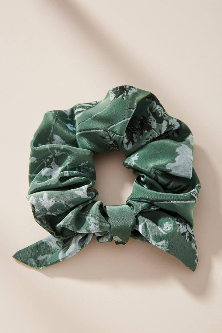 Anthropologie Hillary Floral Ponytail Holder