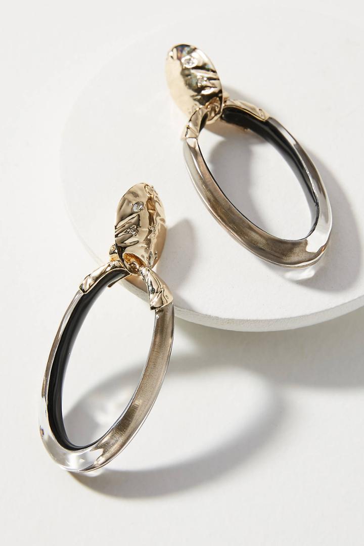 Alexis Bittar Molten Hoop Earrings