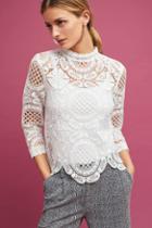 James Coviello Laced Medallion Top