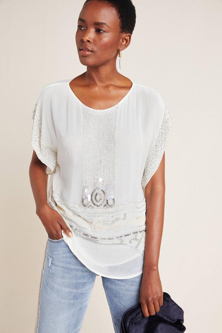 Tiny Brooke Beaded Blouse