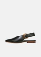 Vince Cecily Leather Buckle Shoe
