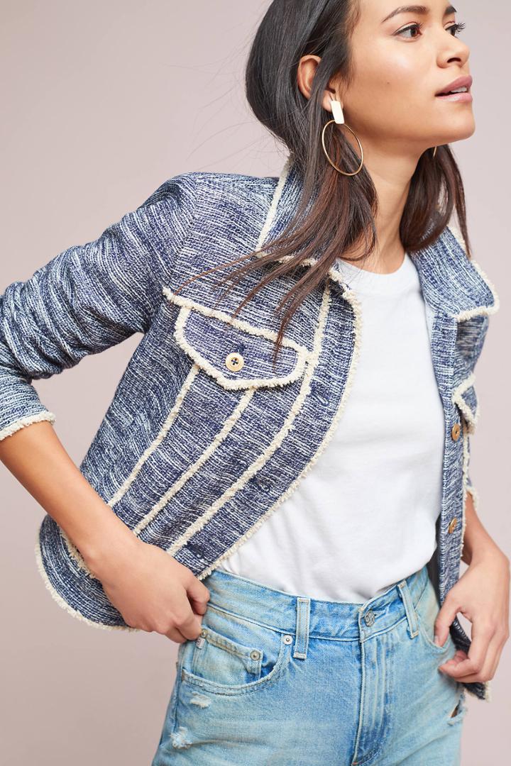 Pilcro And The Letterpress Pilcro Tweed Trucker Jacket
