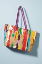 Bea Valdes Streaked Paint Tote Bag