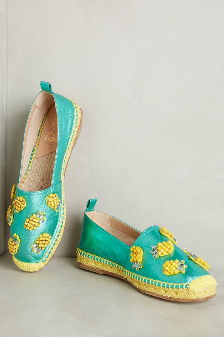 Castaer Castaner Beaded Pineapple Espadrilles