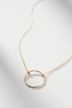 Pixley Pressed Classic Hoop Necklace