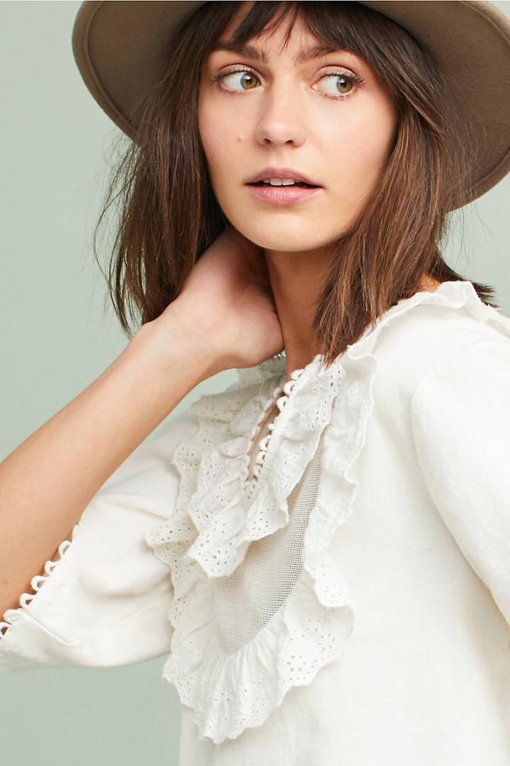 Dra Iris Bibbed Blouse