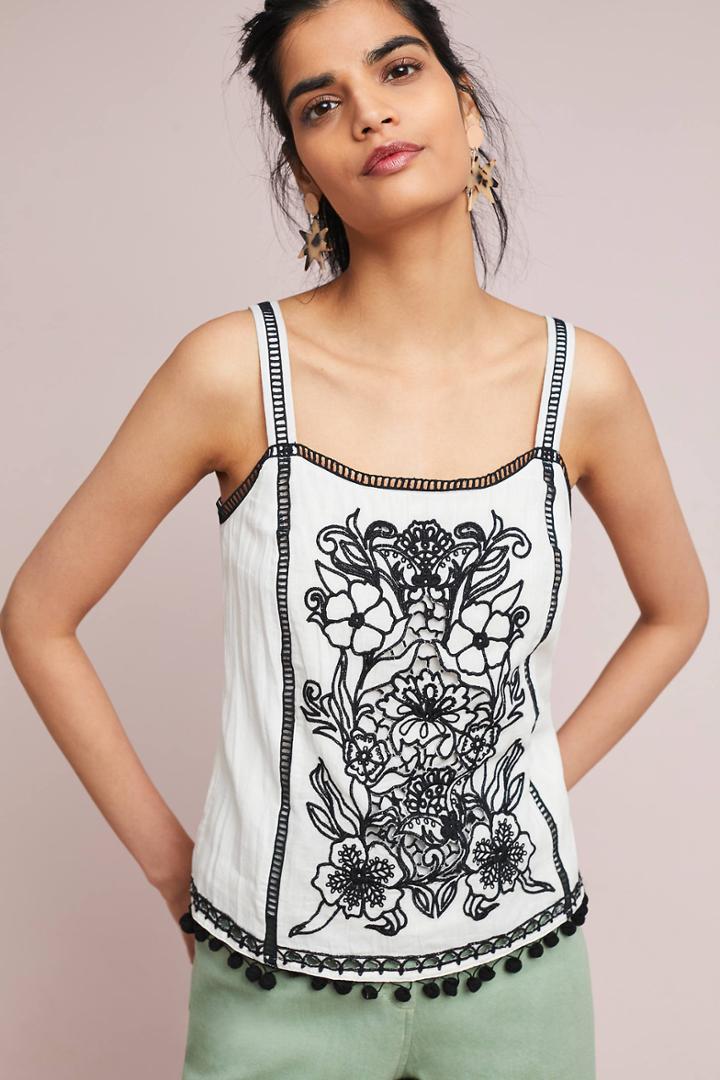 Akemi + Kin Victoria Embroidered Cami