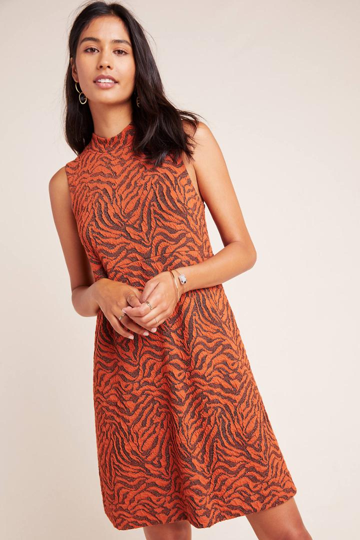 Anthropologie Brigitte Jacquard Shift Dress