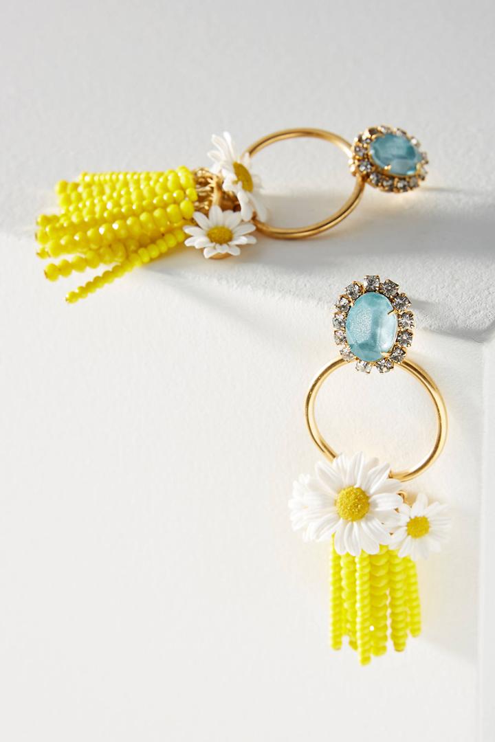 Elizabeth Cole Bastian Daisy Drop Earrings