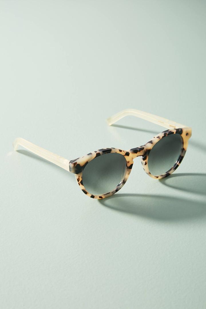 Pared Eyewear Lime + The Coconut Round Sunglasses