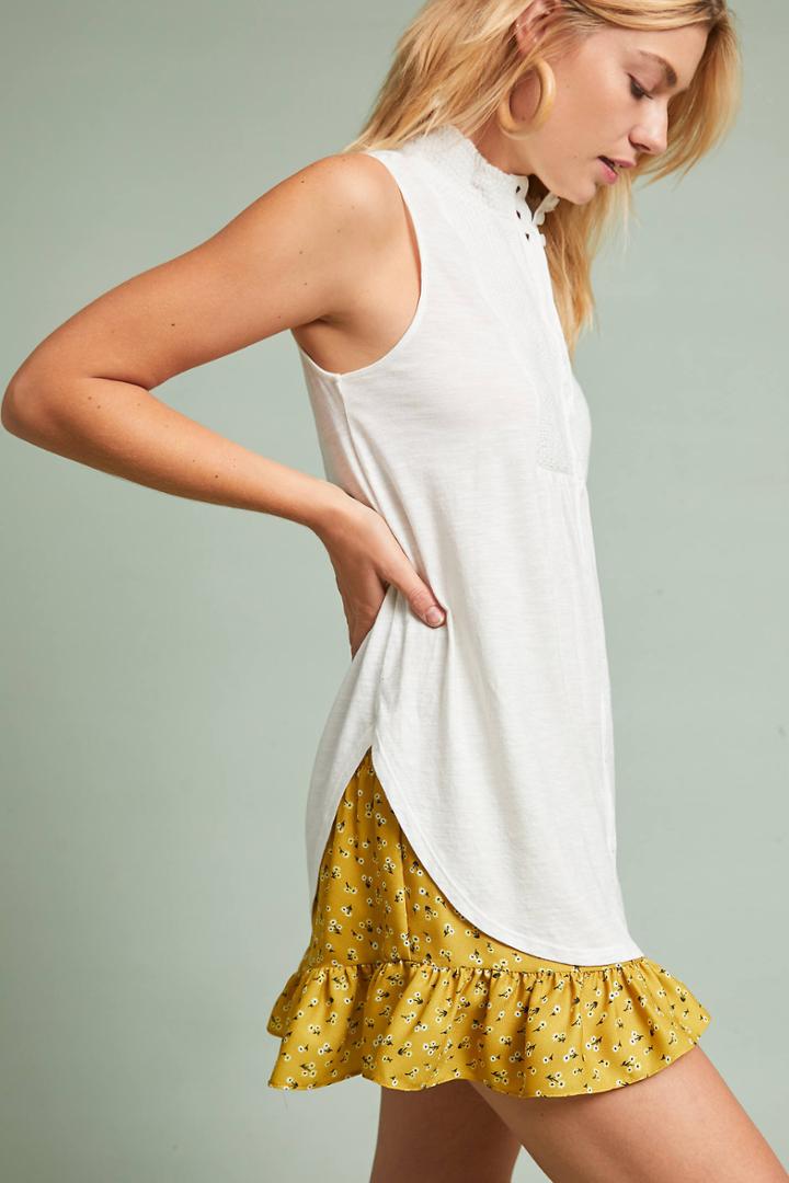 Akemi + Kin Christine Ruffled Top