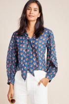 Eri + Ali Talia Tie-neck Blouse