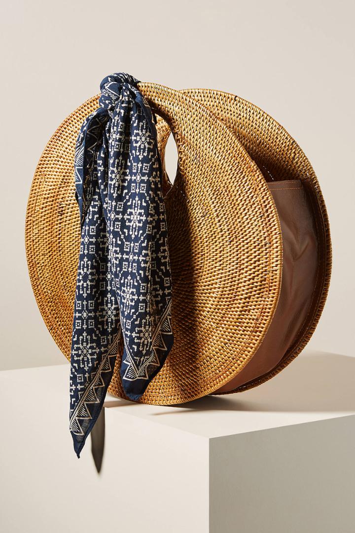 Anthropologie Jordan Circle Scarf Clutch