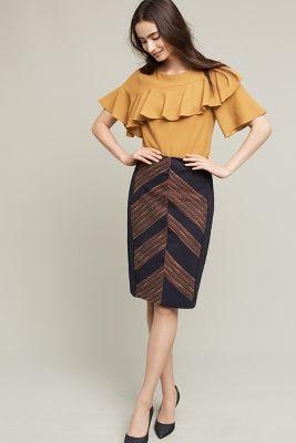 Eva Franco Western Pencil Skirt