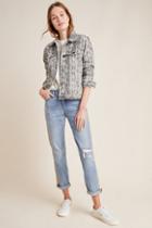 Pilcro And The Letterpress Pilcro Mid-rise Striped Slim Boyfriend Jeans