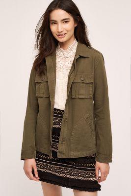 Jean Shop Beth Military Shirt Jacket