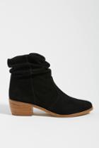 Anthropologie Barcelona Slouchy Suede Ankle Boots