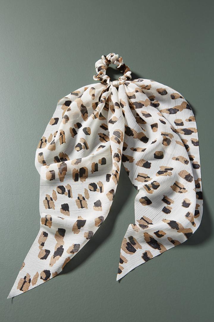 Anthropologie Lydia Scarf Ponytail Holder