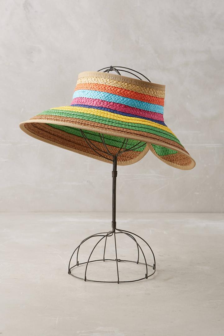 Anthropologie Color Spectrum Visor
