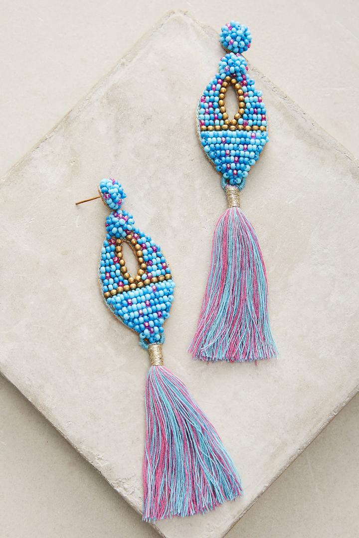 Deepa Gelda Tassel Drop Earrings