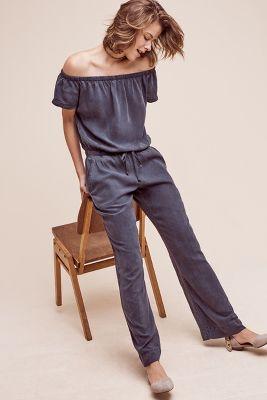 Cloth & Stone Damienne Off-the-shoulder Jumpsuit