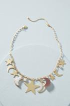 Anthropologie Night Sky Charm Necklace