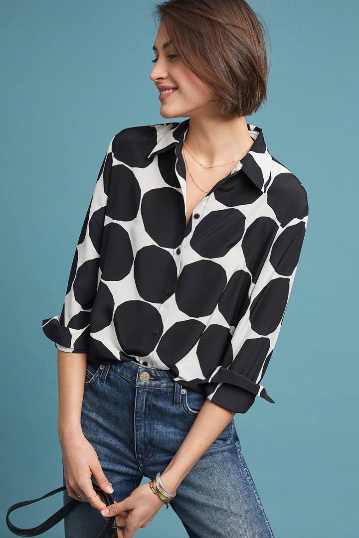 Marimekko Gabro Silk Buttondown