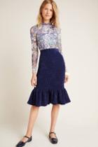 Maeve Nell Flounced Midi Skirt