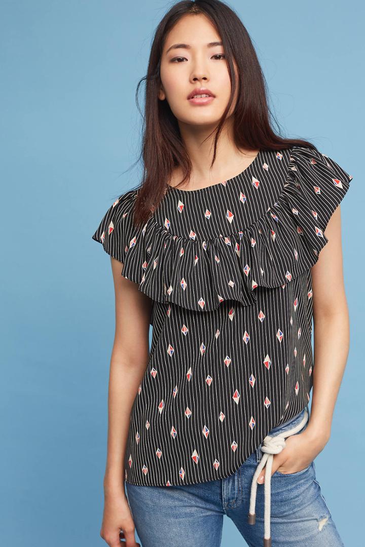 Eri + Ali Goldie Ruffled Shell