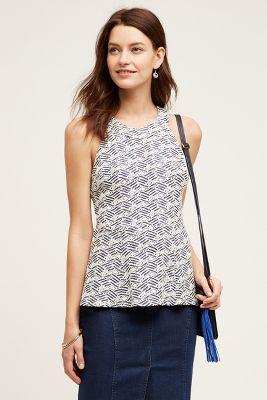 Deletta Edana Peplum Tank