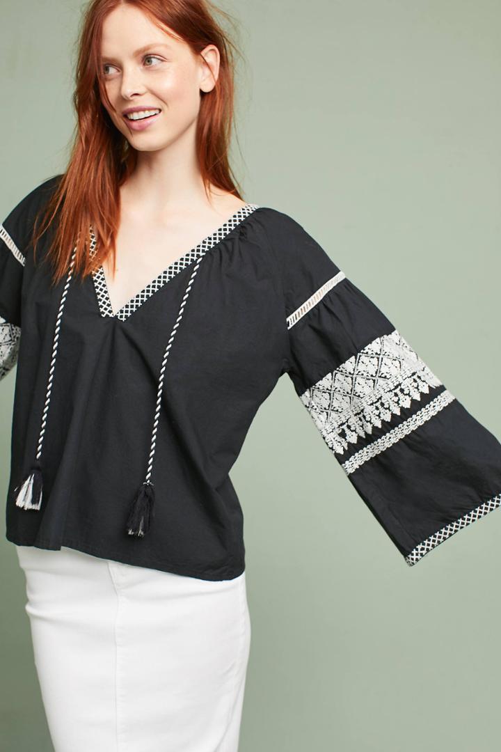 Valiante Jaali Embroidered Blouse