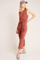 Bishop + Young Suede Jumpsuit