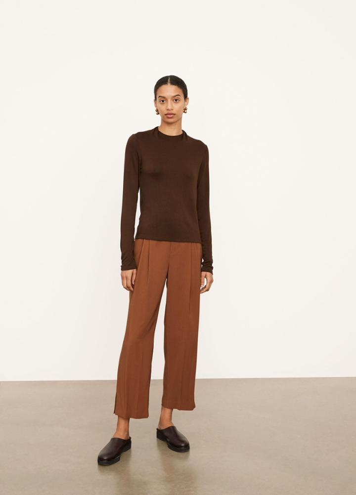 Vince Draped Neck Long Sleeve