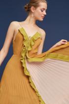 Delfi Fiorenna Lace-up Midi Dress
