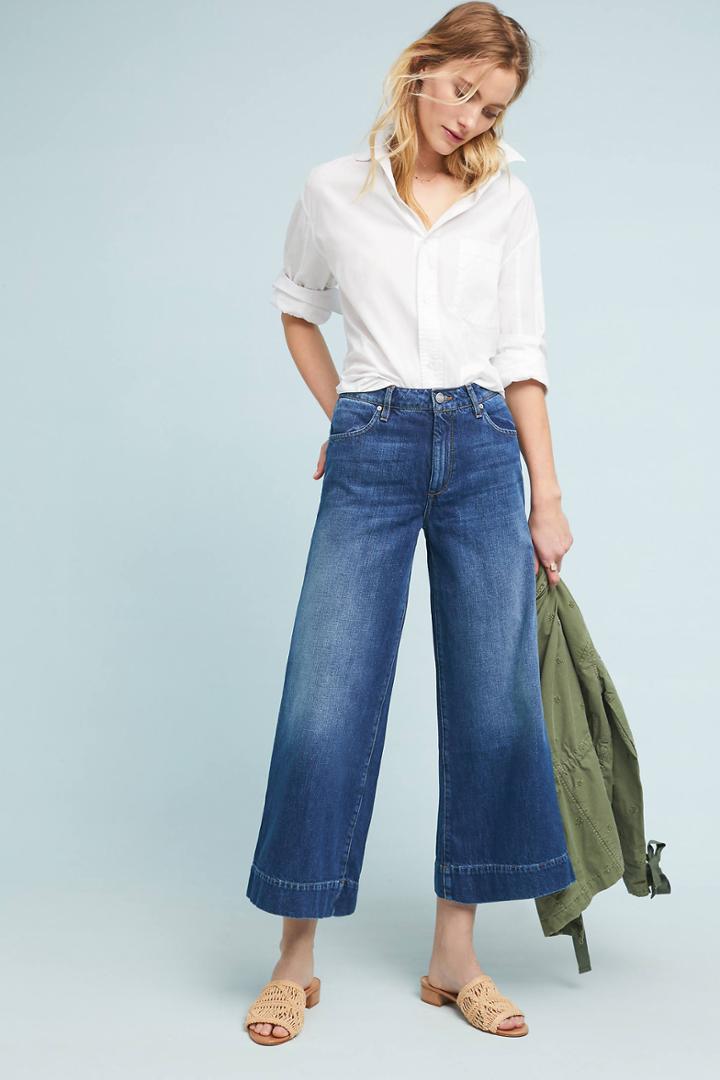 Reiko Pedro Mid-rise Culotte Jeans