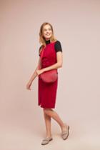 Adria Moss Belted Corduroy Dress