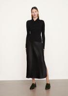 Vince Long Sleeve Fixed Wrap Top