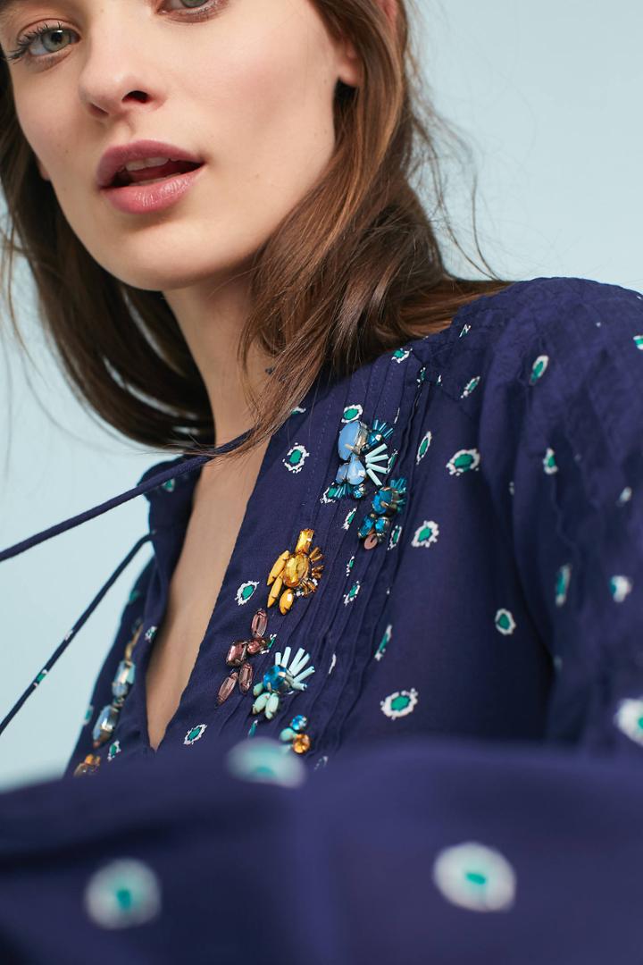 Vanessa Virginia Ashton Peasant Top
