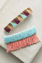 Anthropologie Beaded Barrette Set