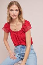 Ranna Gill Rosalind Eyelet Top