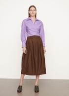 Vince Tie Back Long Sleeve Shirt