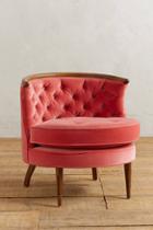 Anthropologie Velvet Bixby Chair