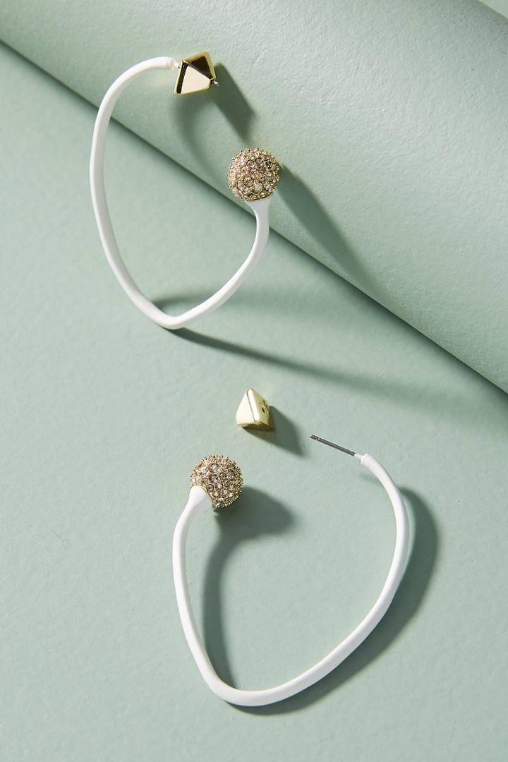 Alexis Bittar Abby Hoop Earrings