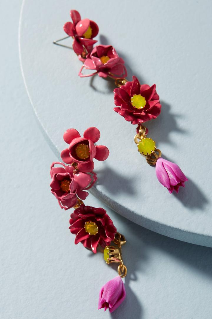 Elizabeth Cole Bryant Flora Drop Earrings