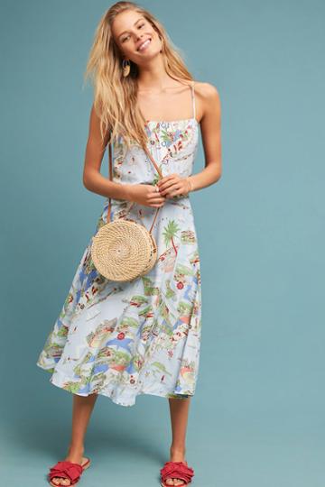 Maeve Opaline Silk Skirt