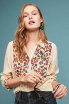 Stella Forest Daisy Embroidered Buttondown