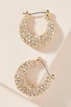 Anthropologie Tessa Huggie Hoop Earrings