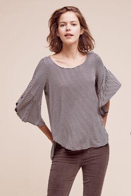 Sunday In Brooklyn Striped Delsea Top