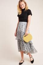 Anthropologie Persephone Tiered Maxi Skirt