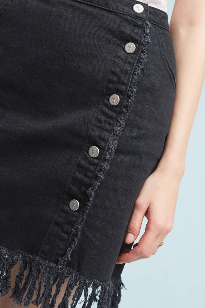 Pilcro And The Letterpress Pilcro Denim Fringe Skirt